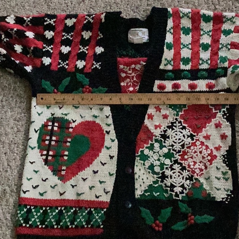 🎄 Vintage Ninon de Lenclos Christmas Sweater M-XL